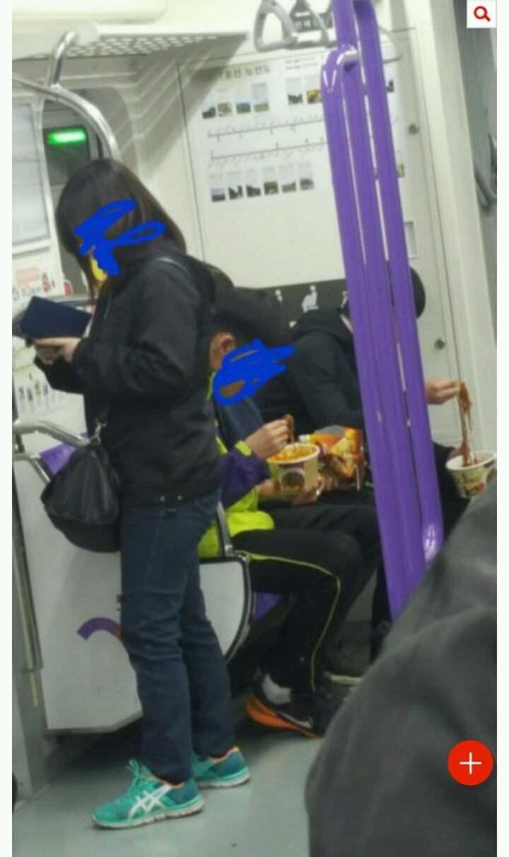 지하철 라면남 | 인스티즈