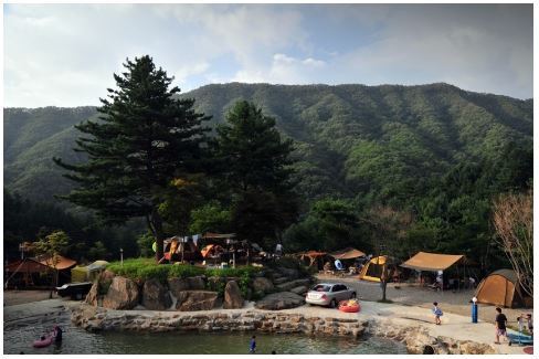 산야초오토캠핑장 이미지