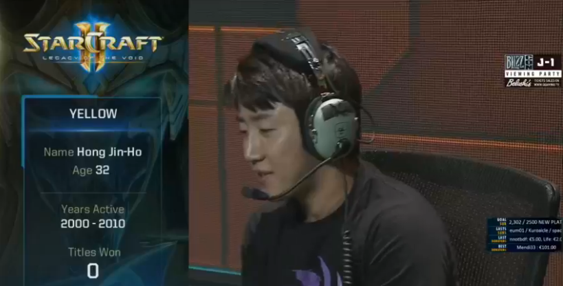 [스타2] 이시각 현재 블리즈컨에서 이벤트전 진행중인 임요환과 홍진호.jpg | 인스티즈