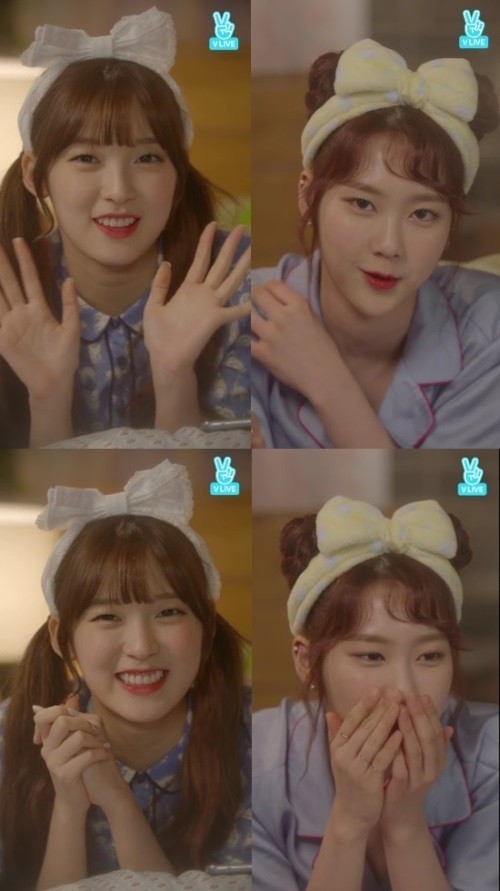 오마이걸 지호X아린이 안내하는 학창시절, 굿밤되세요(V앱 종합) | 인스티즈