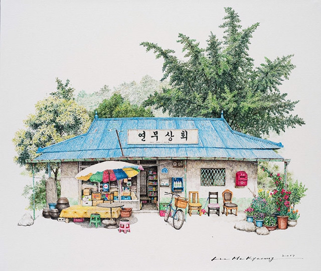20년간 전국의 구멍가게를 그린 작가.jpg | 인스티즈