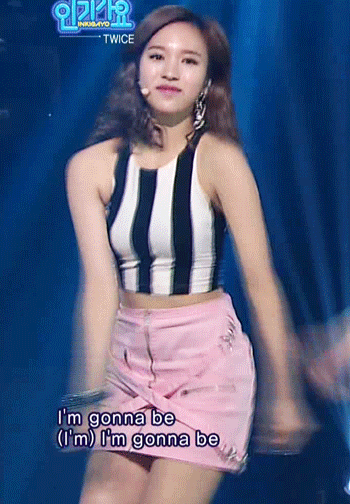오늘 인기가요 트와이스 미나.gif | 인스티즈