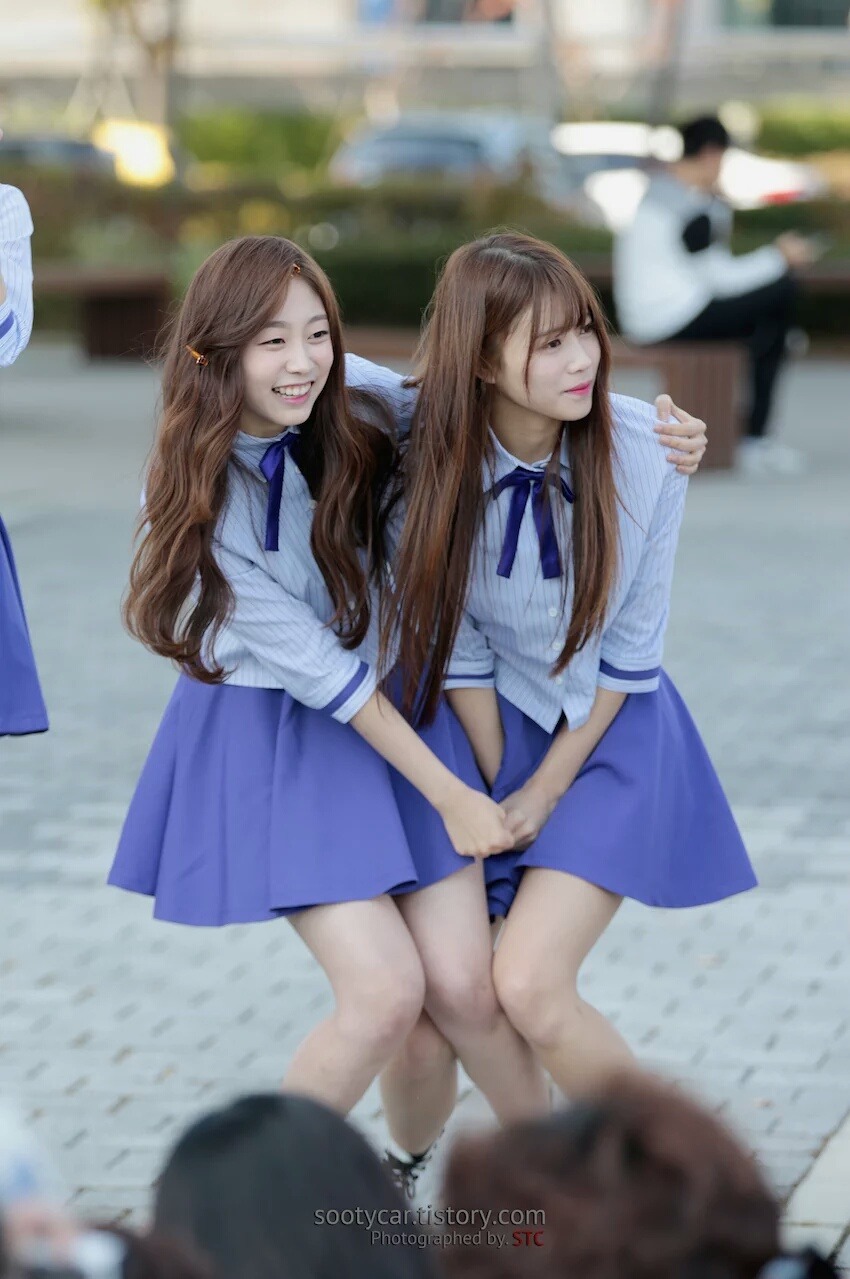[러블리즈] 서지수 & 이미주 커플 gif | 인스티즈