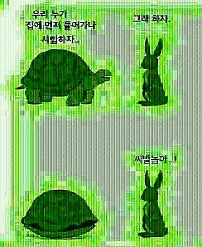 토끼와거북이 이미지