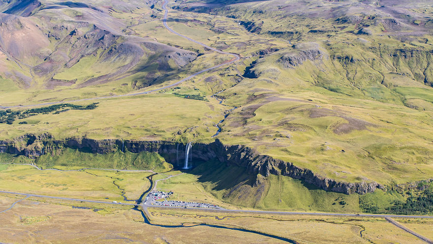 하늘에서 바라본 아이슬란드 풍경 | 인스티즈