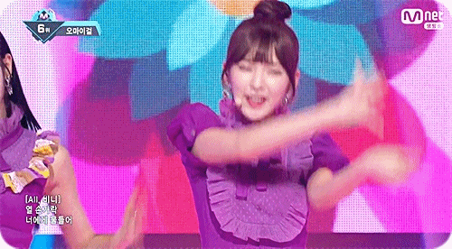 오마이걸 엠카 움짤.gif | 인스티즈