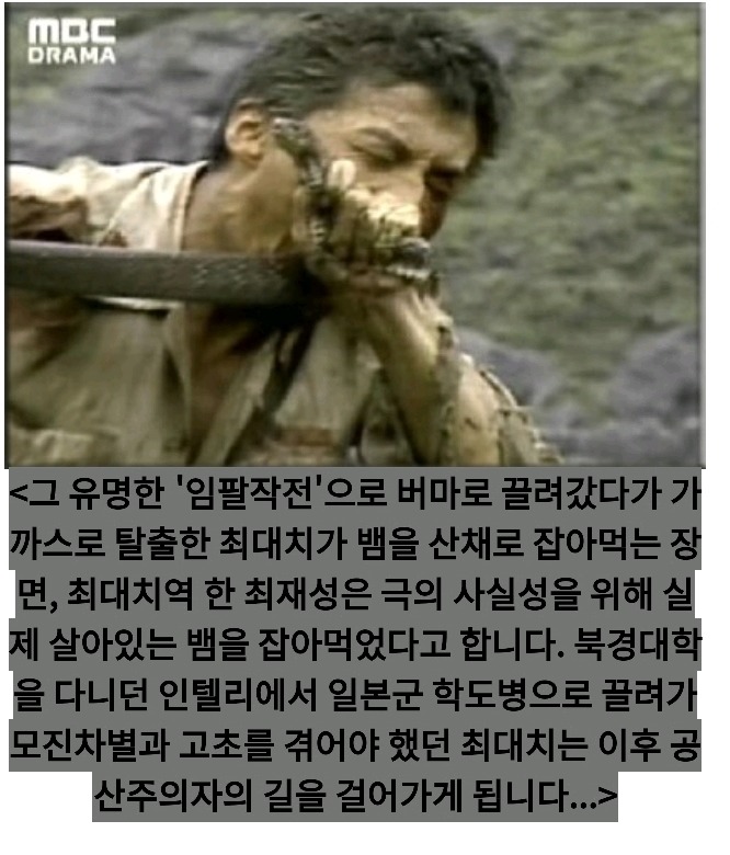 한민족의 아픔을 그대로 재현한 국내최초 블록버스터 여명의눈동자 | 인스티즈
