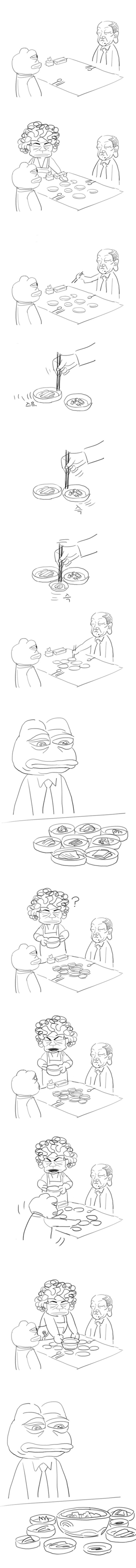 같이 밥먹는 상사의 특이한 버릇.jpg | 인스티즈