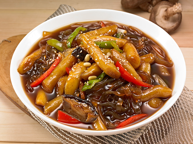 한국 스타일! 달콤짭쪼름 궁중떡볶이 gifjpg | 인스티즈
