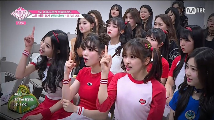 [프듀48] 맘마미아 1,2조 무대에 대한 연습생 리액션.jpg | 인스티즈