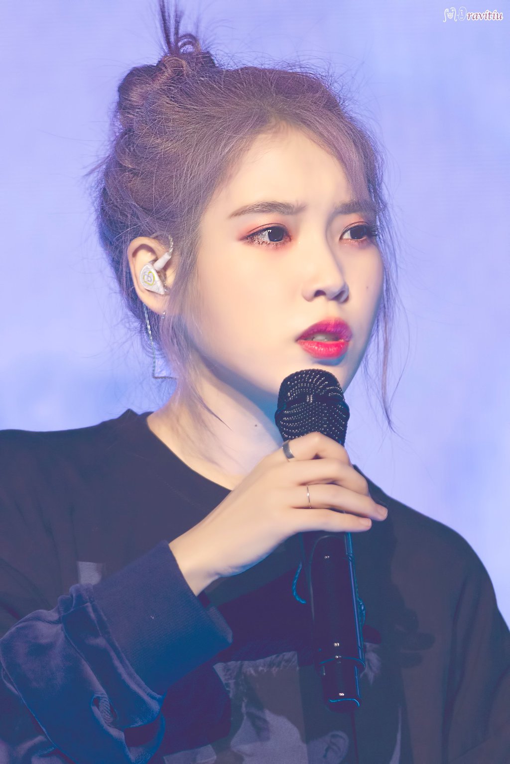 보라색 머리 아이유.jpg | 인스티즈