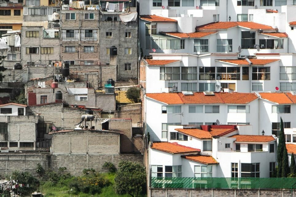 하늘에서 본 부자 동네와 가난한 동네 | 인스티즈
