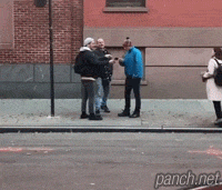 뜻밖의 택시잡기.gif | 인스티즈
