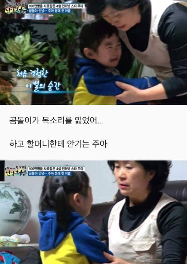 첫 이별을 경험하는 4살 아기 | 인스티즈