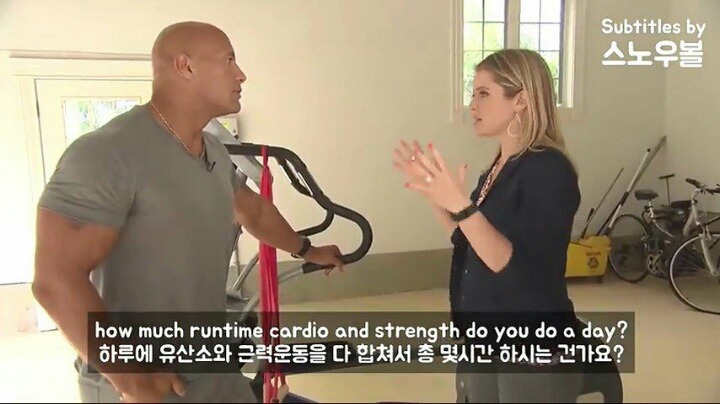 더 락이 말하는 최고의 몸관리 방법 | 인스티즈