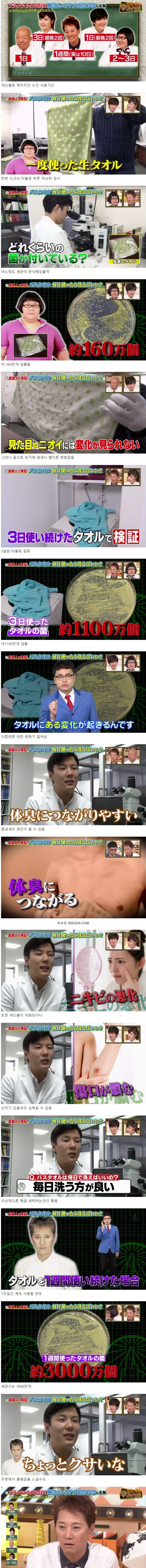 수건 얼마나 사용하세요? | 인스티즈