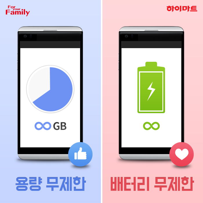용량 무제한 vs 배터리 무제한 여러분들의 선택은? | 인스티즈