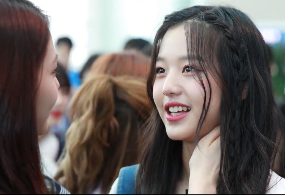 [프듀48] 공항에서 이가은과 동생들 | 인스티즈