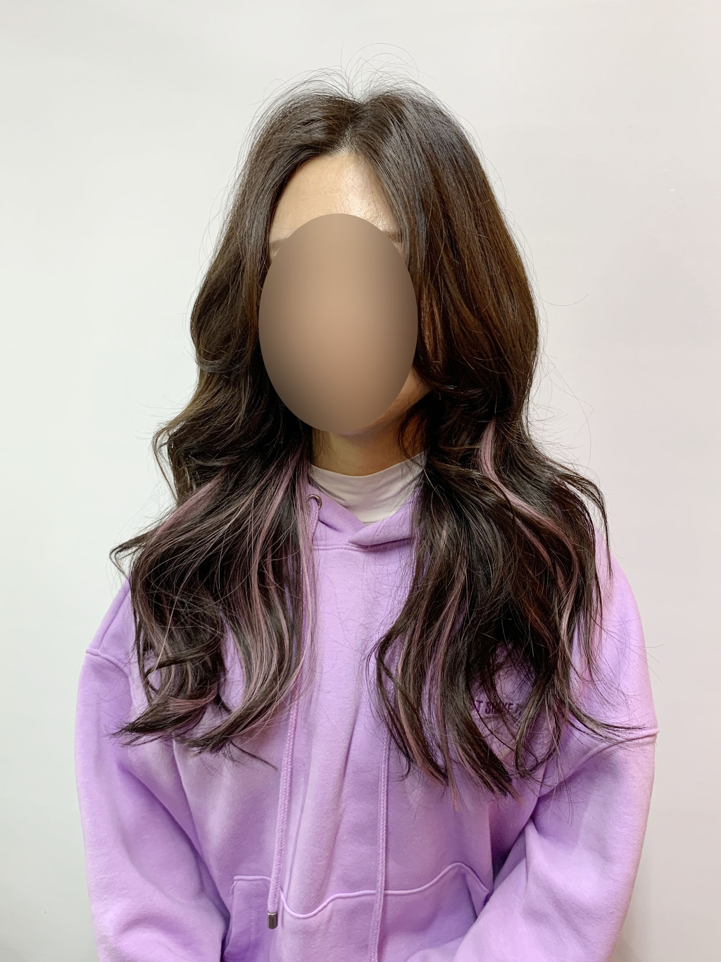 머리빨붙임머리 이미지