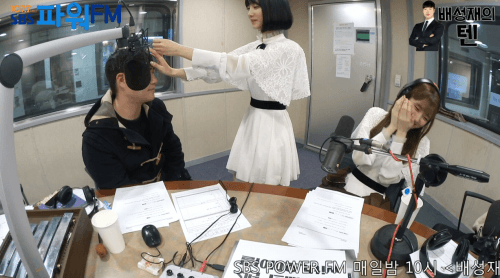 오마이걸 비니 딱밤 클라스.gif | 인스티즈